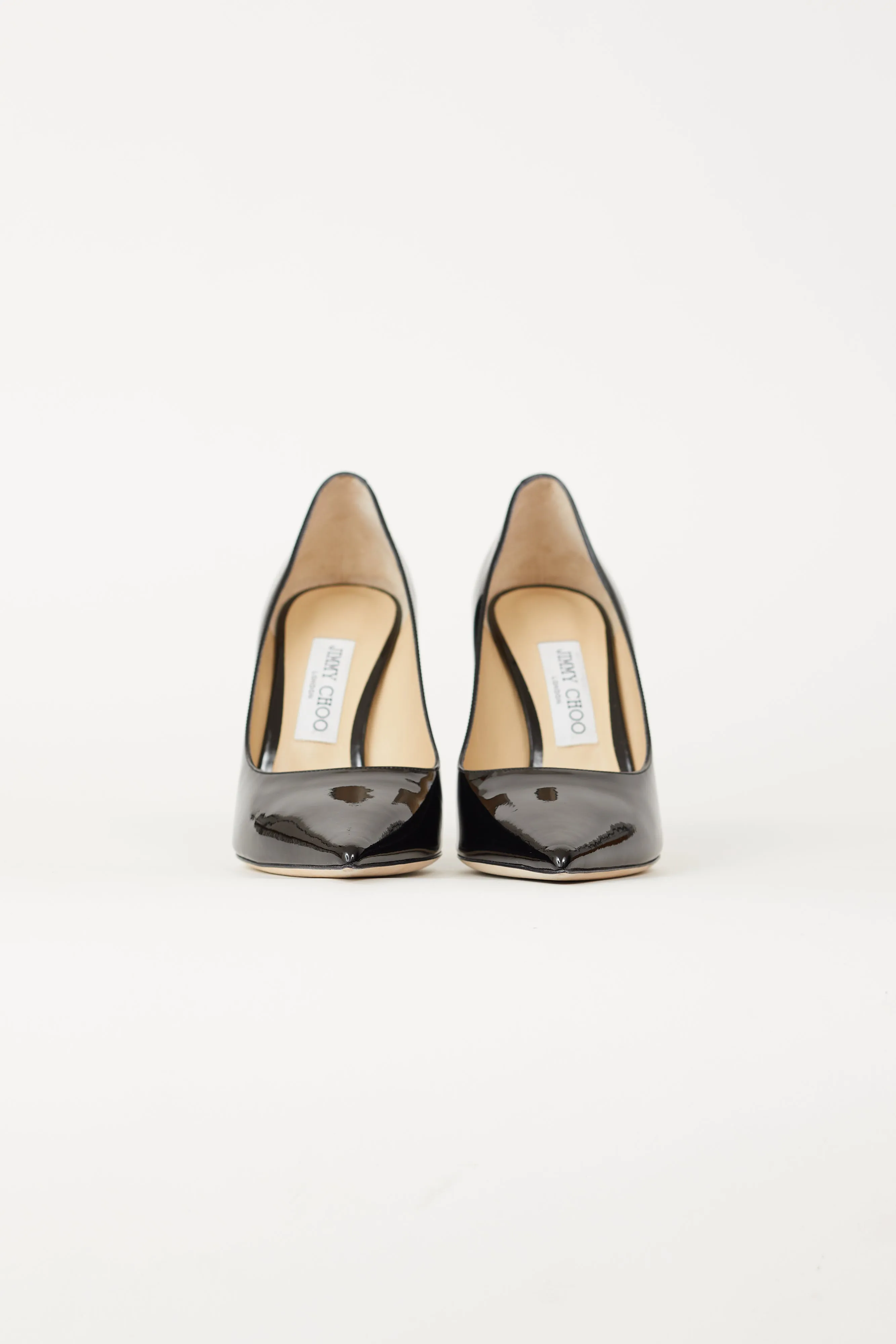 Black Patent Leather Love 100 Pump