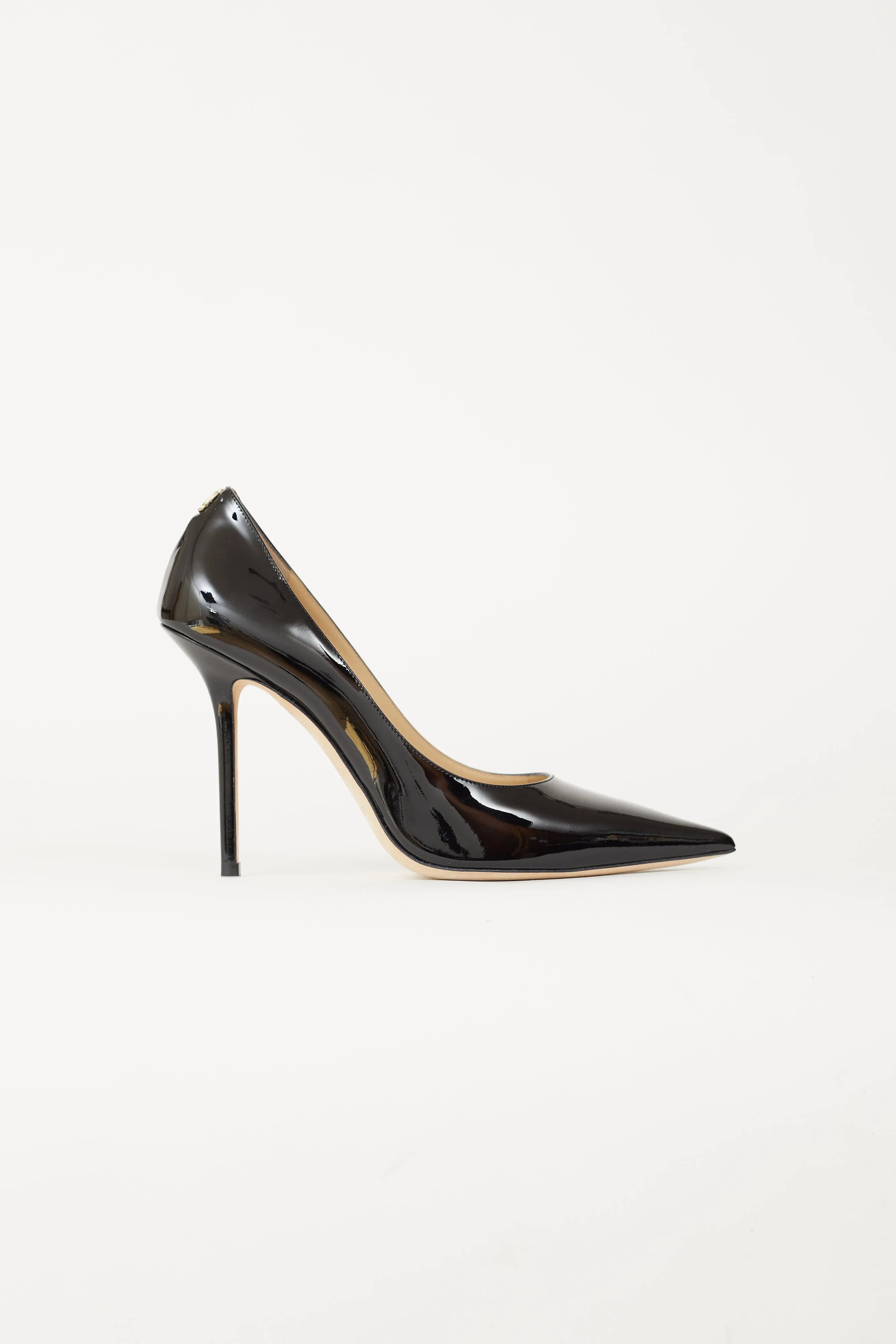 Black Patent Leather Love 100 Pump