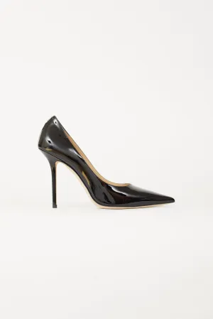 Black Patent Leather Love 100 Pump