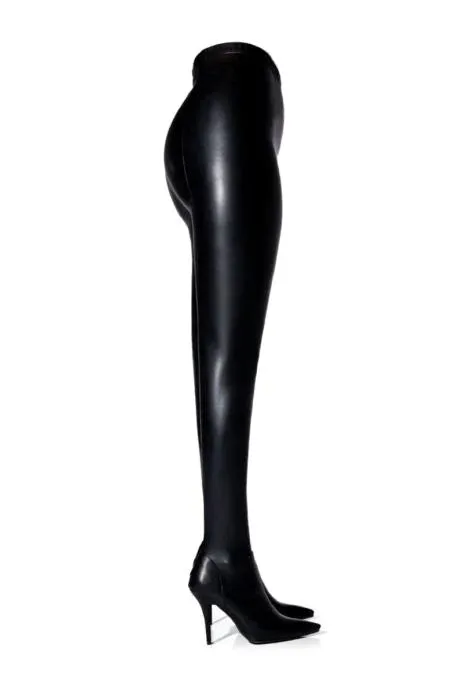 Black Stretch Pant Boot