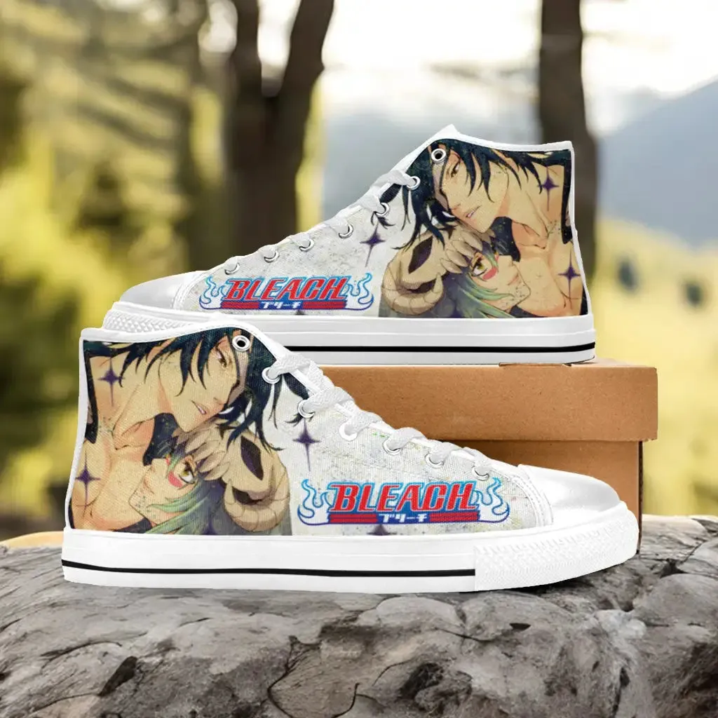 Bleach Nel Tu Nelliel and Nnoitra Gilga Shoes High Top Sneakers for Kids and Adults