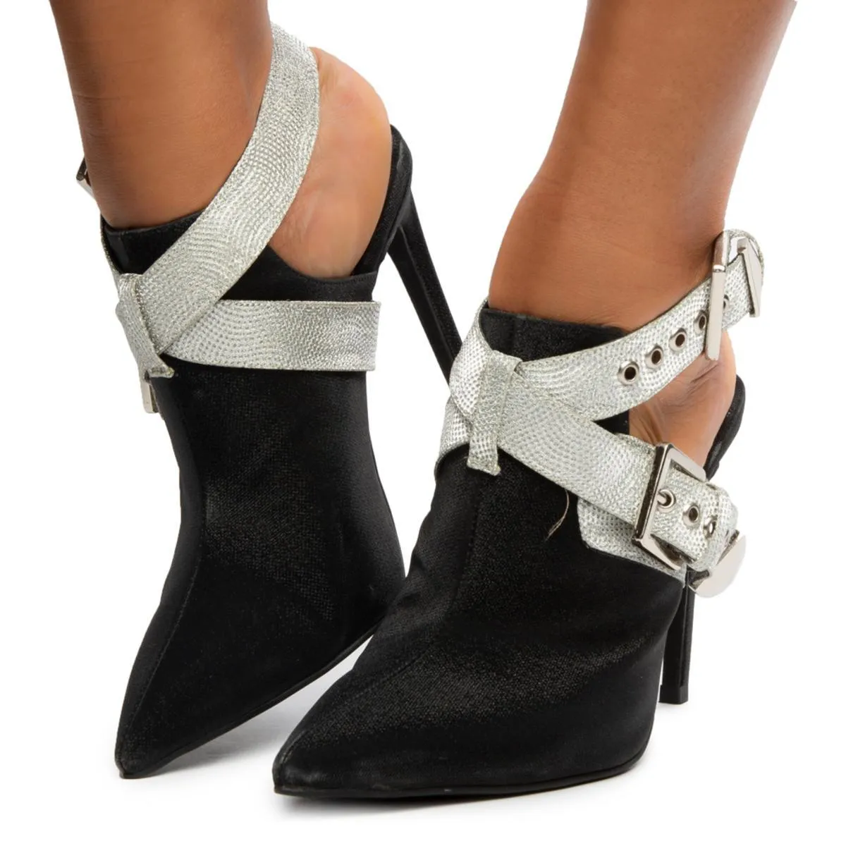 Bling Pointy Heels