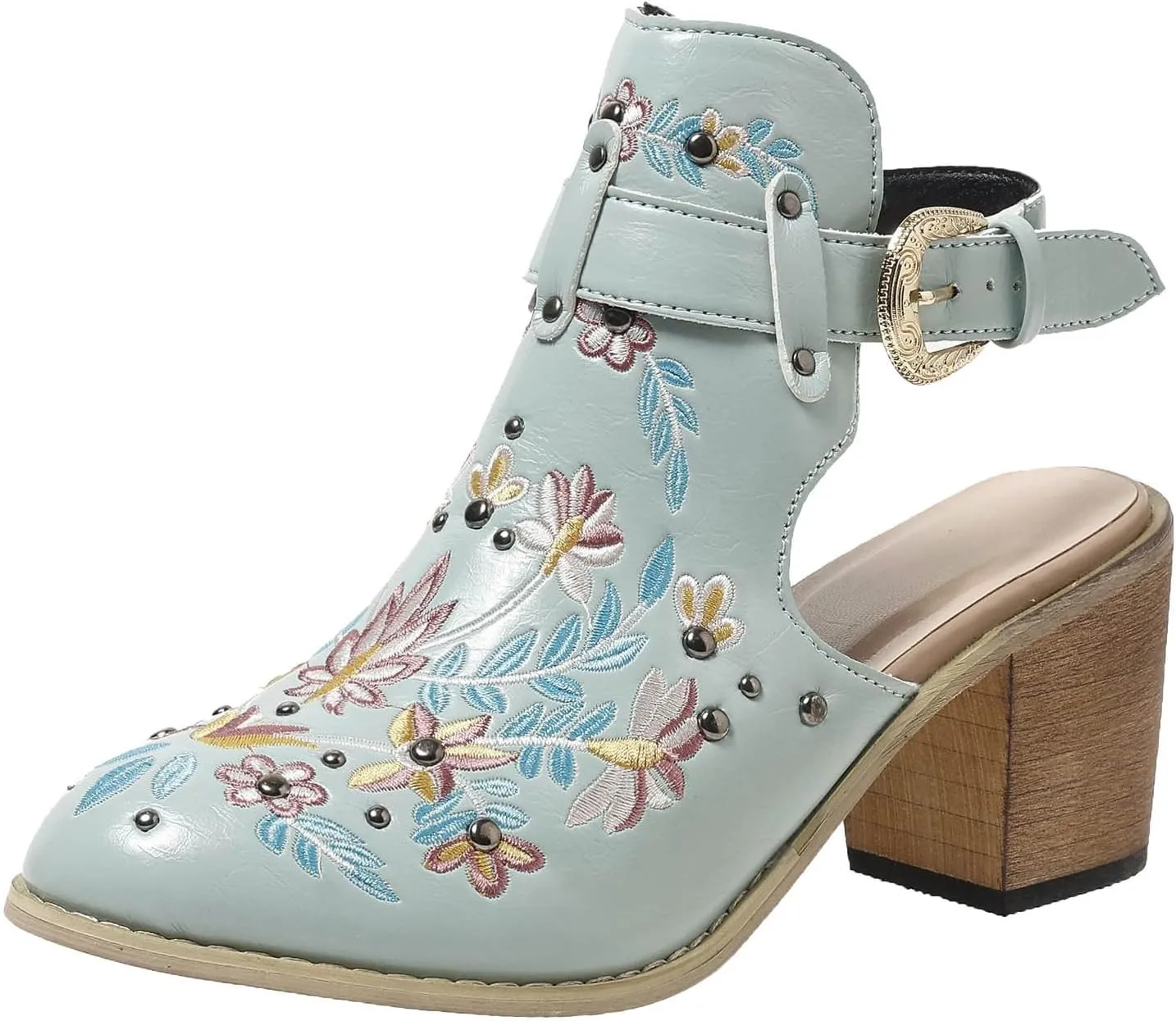 Block Heels Prom Heeled Sandals for Women Heels for Women Open Toe Ankle Strap Stylish Heeled Sandals