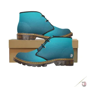 Blue Ombre Chukka Ankle Boots