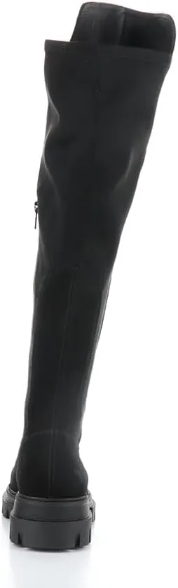 Bos. & Co. SUEDE/SUEDE STRETCH SIDE ZIP BOOT - FIFTH