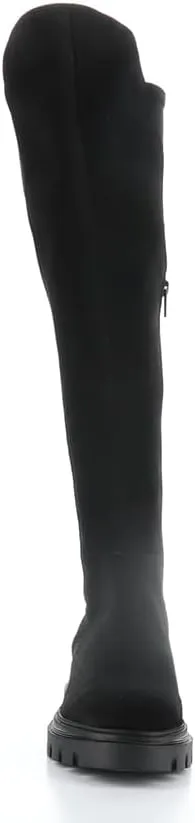 Bos. & Co. SUEDE/SUEDE STRETCH SIDE ZIP BOOT - FIFTH