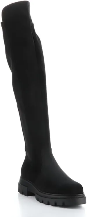 Bos. & Co. SUEDE/SUEDE STRETCH SIDE ZIP BOOT - FIFTH