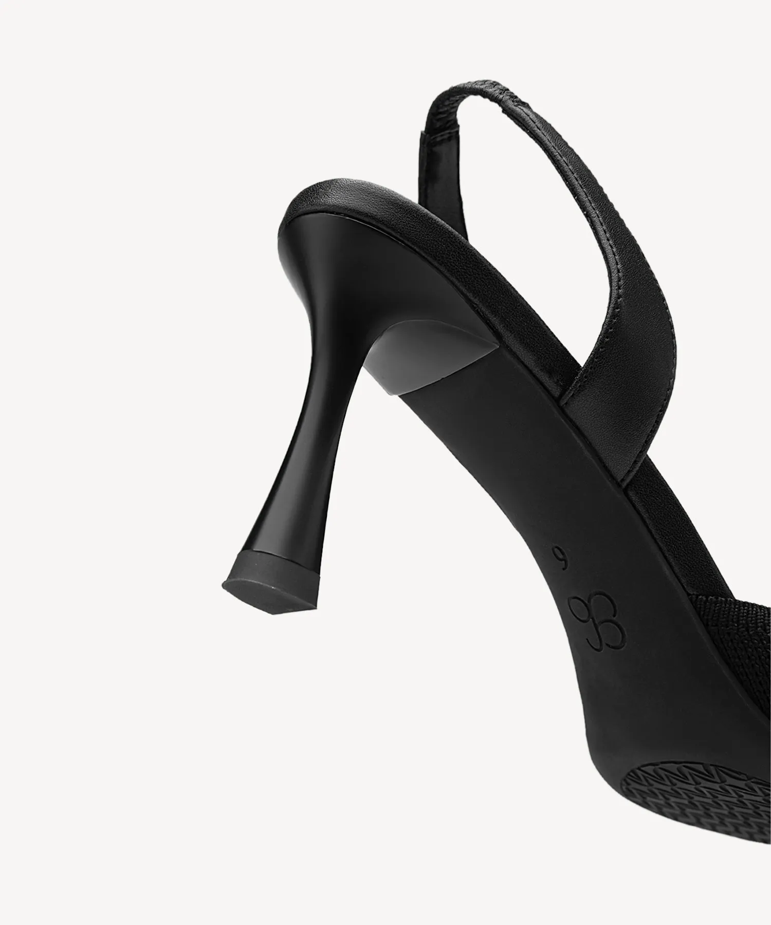 Bowtention Lace Pointed Toe Heeled Slingback