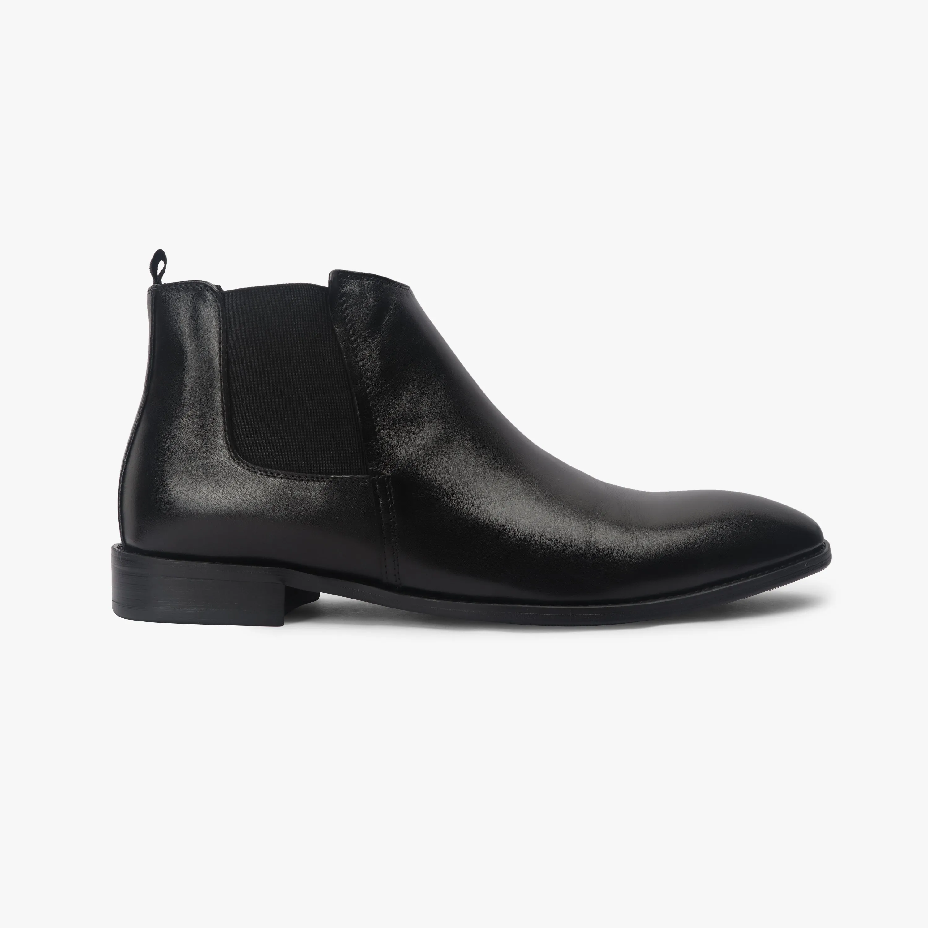 Box Calf Leather Chelsea Boot