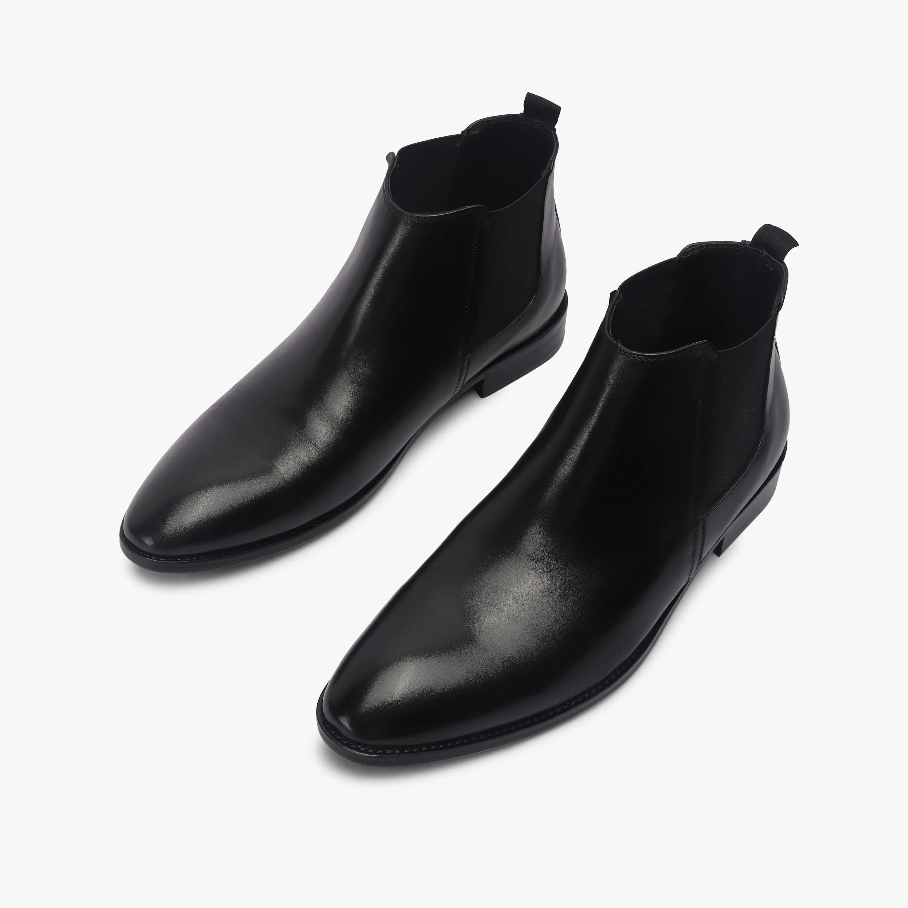 Box Calf Leather Chelsea Boot