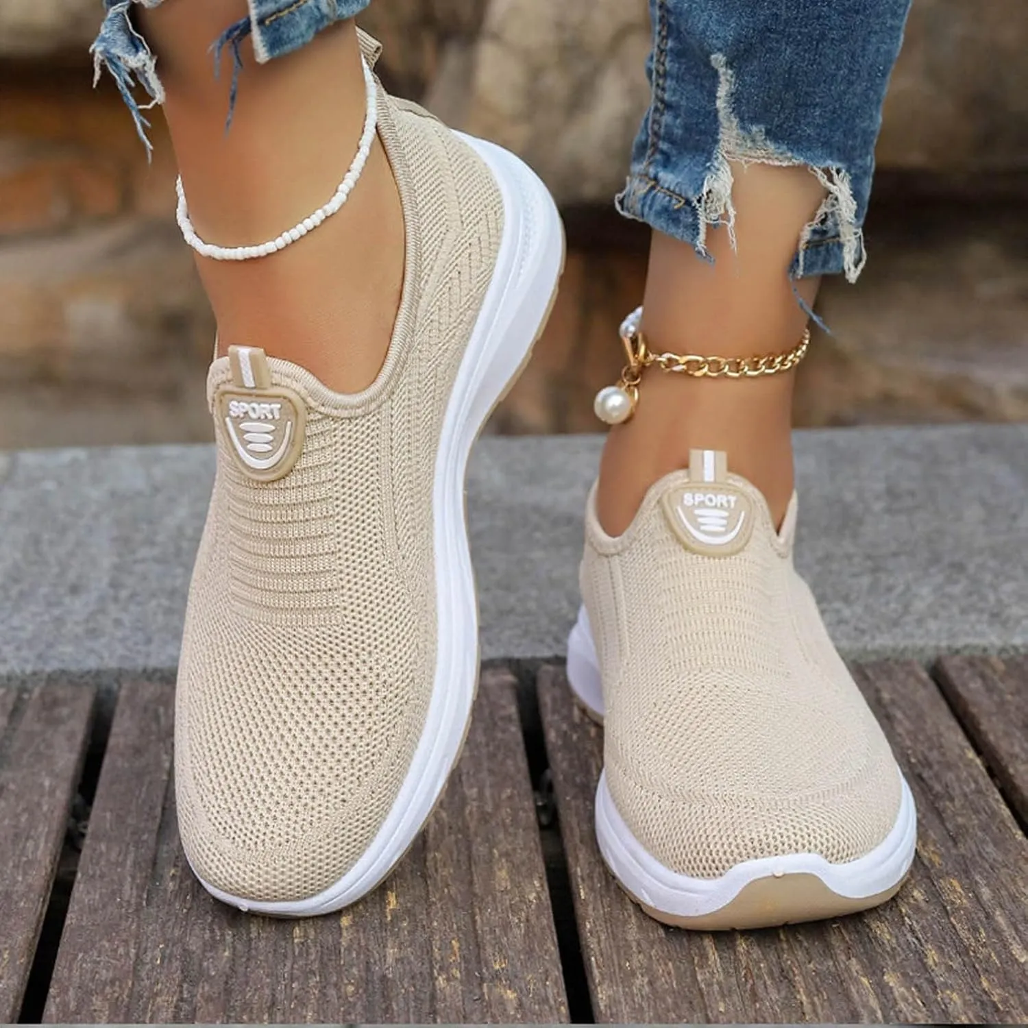 Breathable Fashion Sneakers for Women Breathable Zero Drop Adjustable Barefoot Shoes Lightweight Workout Shoe