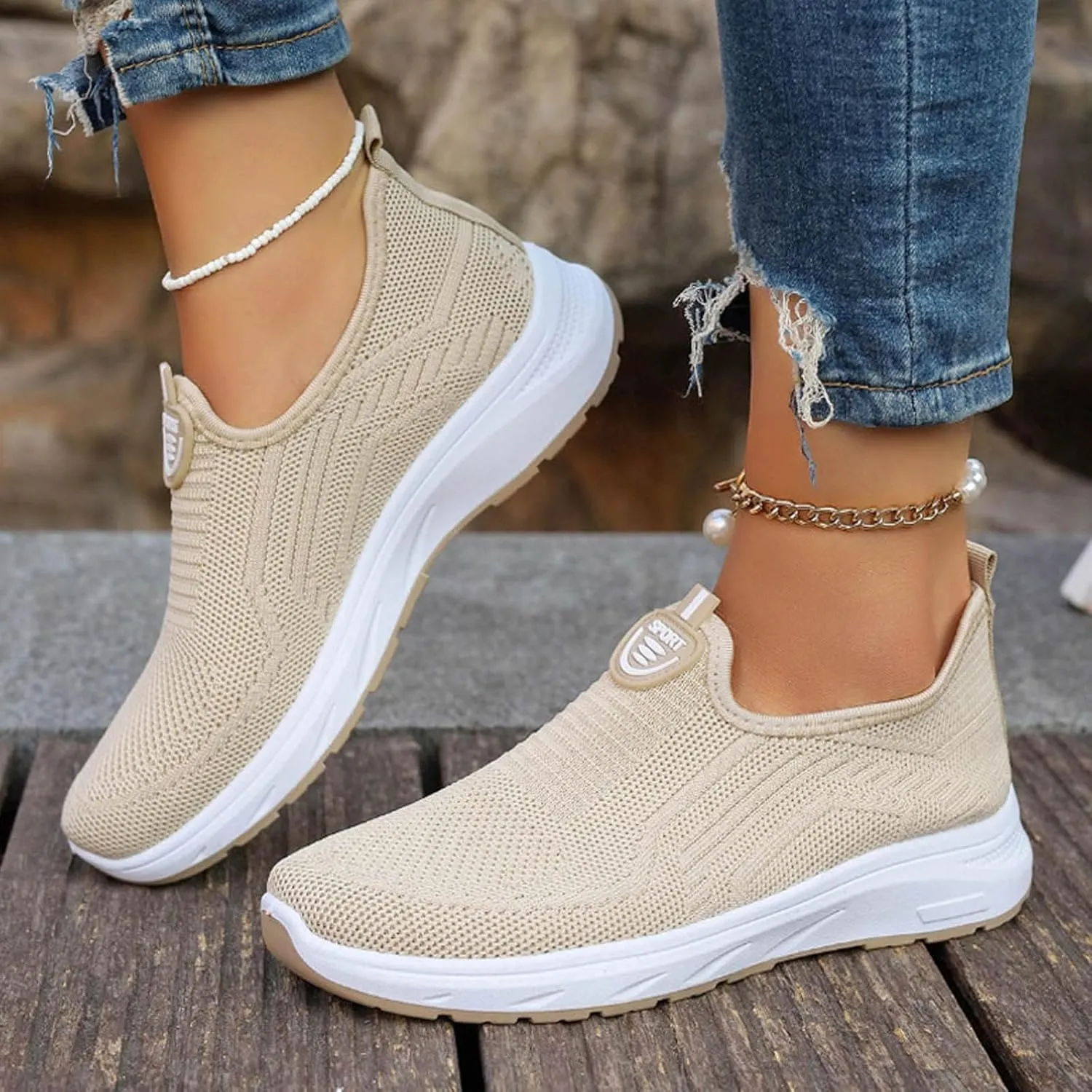 Breathable Fashion Sneakers for Women Breathable Zero Drop Adjustable Barefoot Shoes Lightweight Workout Shoe