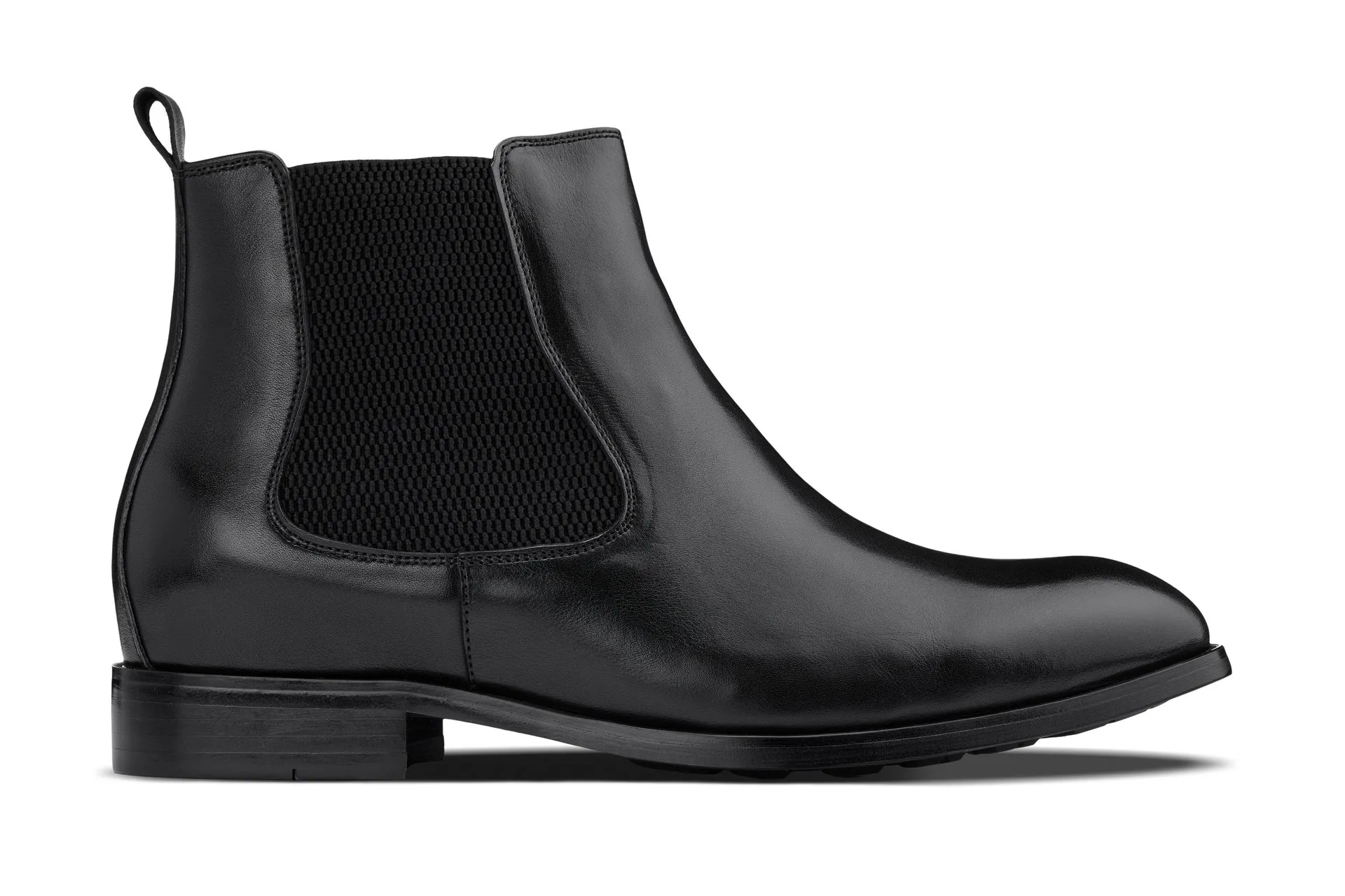 CALTO - Y72230 - 2.8 Inches Taller (Black) - Chelsea Boots