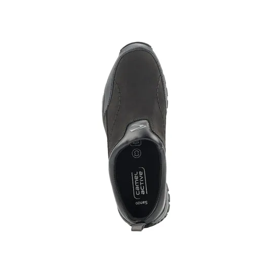 camel active Microfiber Easy Slip On Shoes Men  Dark Grey SANZO-882301-SO1SV-13
