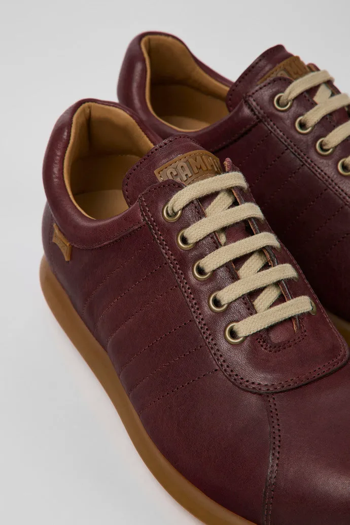 Camper Men's 16002 Pelotas Leather Casual Sneakers Brown