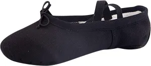 Canvas Ballet Shoes Toddler Girls Ballet Slippers No-Tie Boys Dance Ballet Shoes Softy Sole Practice Dance Shoes
