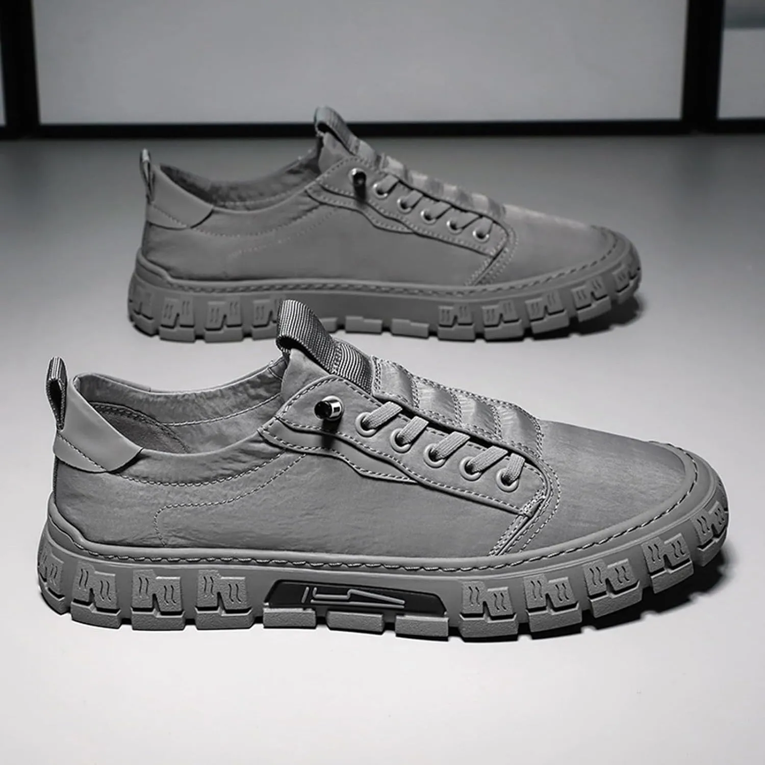 Canvas Shoes Men's Breathable New Men's Shoes Fashionable and Versatile Casual Board Mens Leather Shoes Casual Hand Sewn