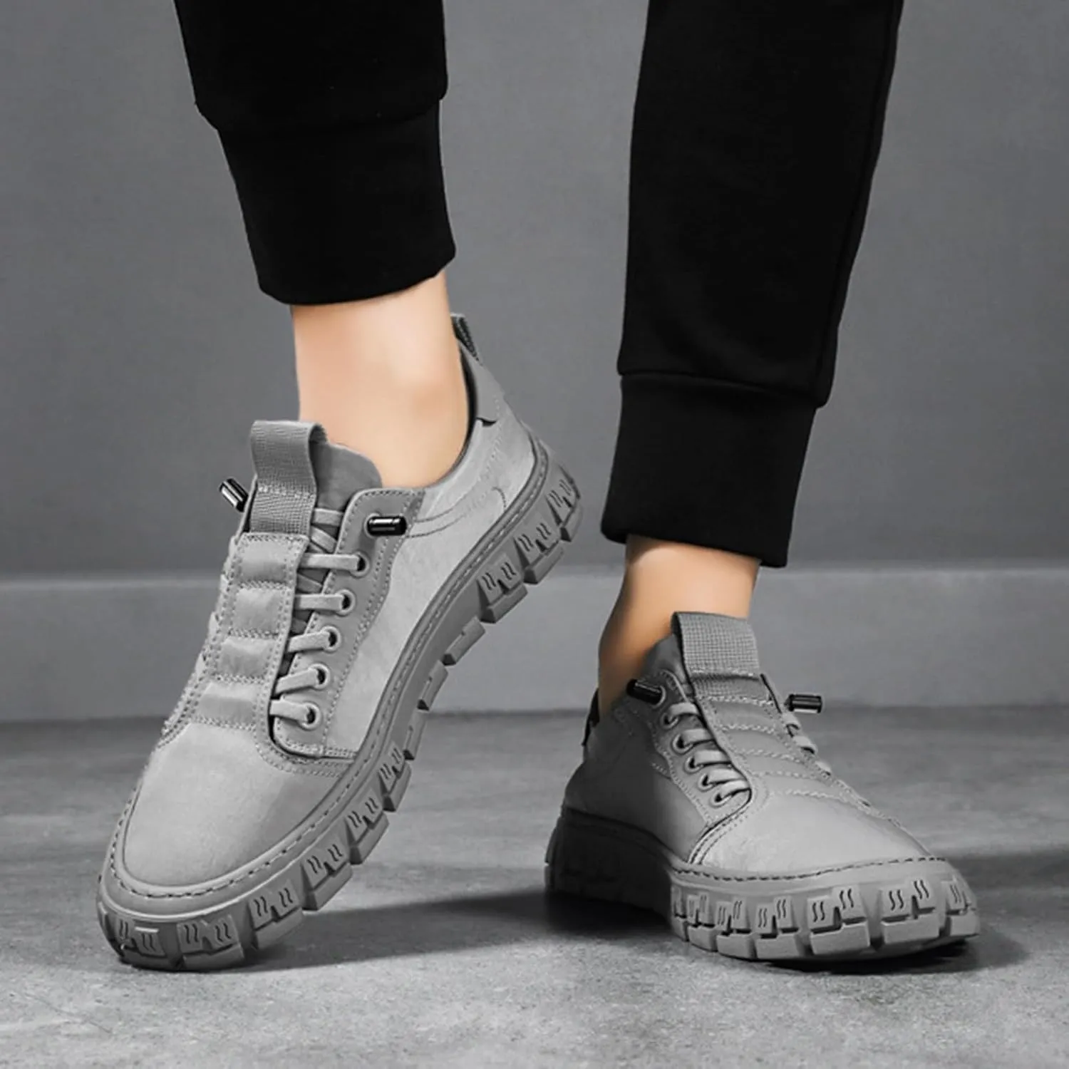 Canvas Shoes Men's Breathable New Men's Shoes Fashionable and Versatile Casual Board Mens Leather Shoes Casual Hand Sewn