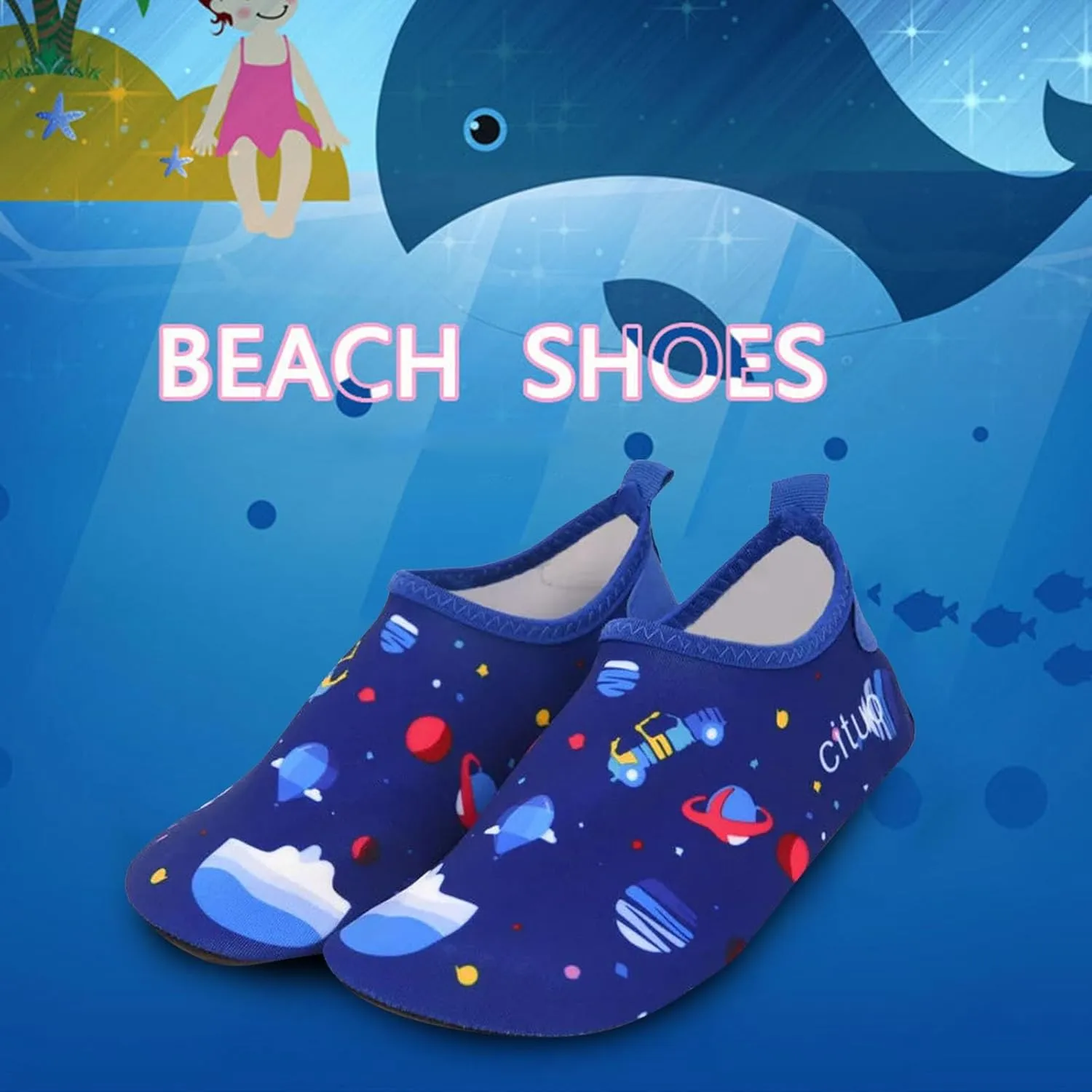 Cathalem Watershoes for Girls Boys,Children's Casual Shoes Leather Soft Up Lace Sneakers Tennis Shoes Toddler Girl Shoes