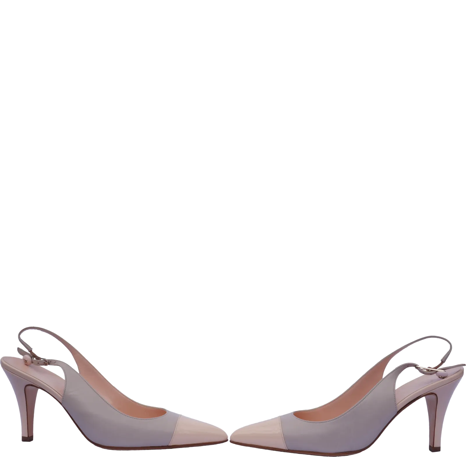 CHANEL CAP-TOE SLINGBACK PUMPS