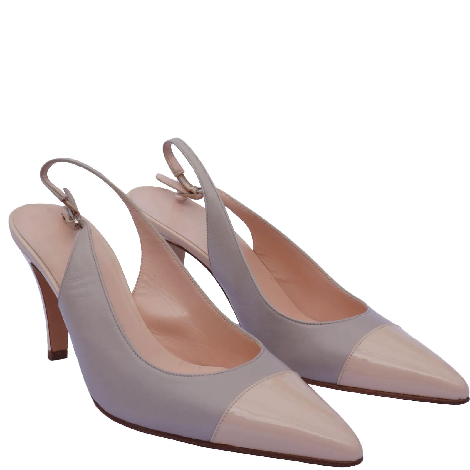 CHANEL CAP-TOE SLINGBACK PUMPS