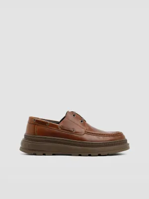 Chase Lace-Up Shoes (Brown)