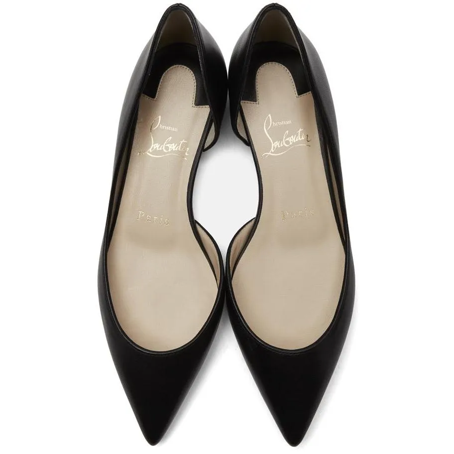 Christian Louboutin Black Iriza Flat Ballerina Flats