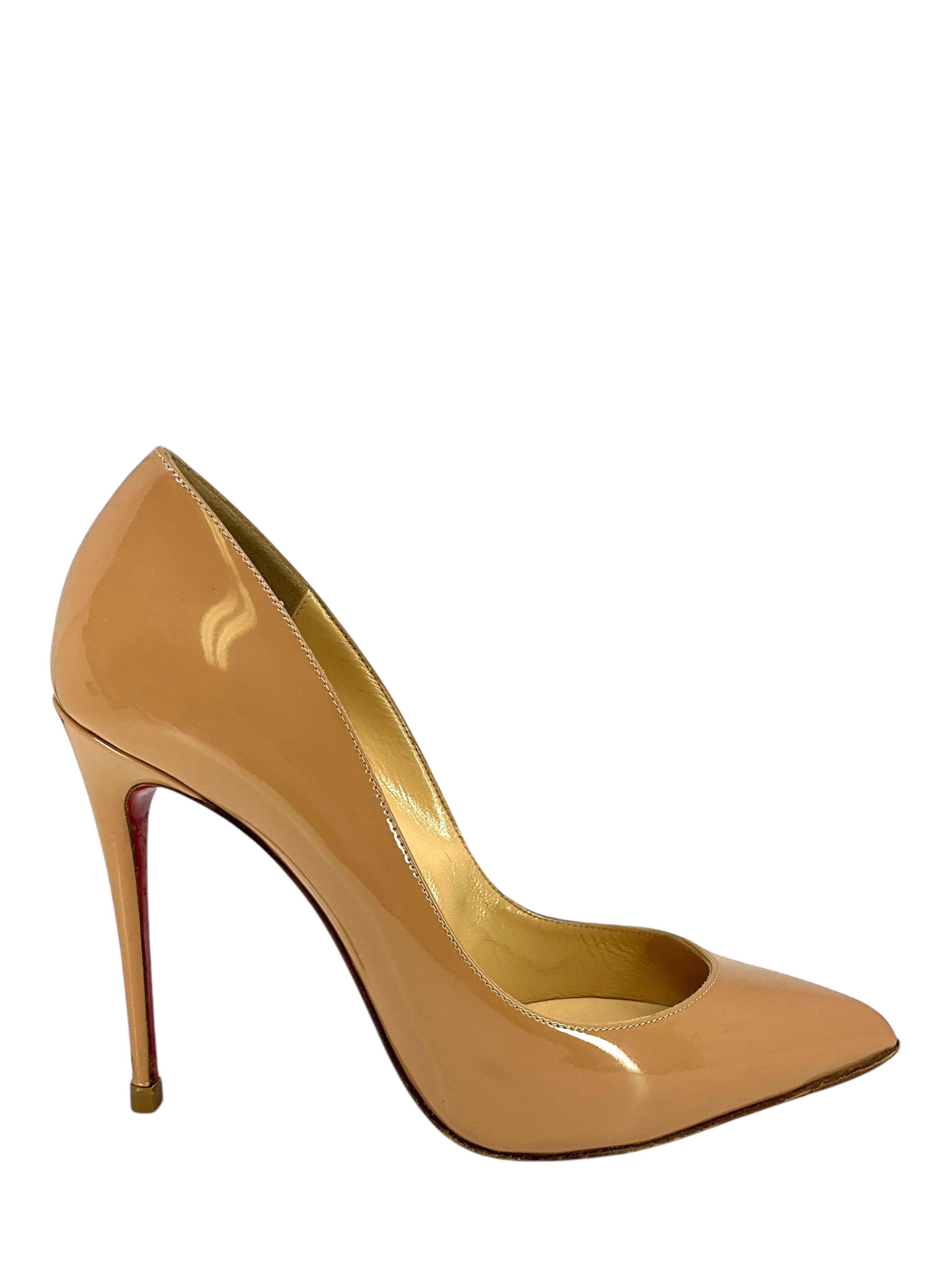Christian Louboutin Patent Leather Point Toe Pumps Size 5
