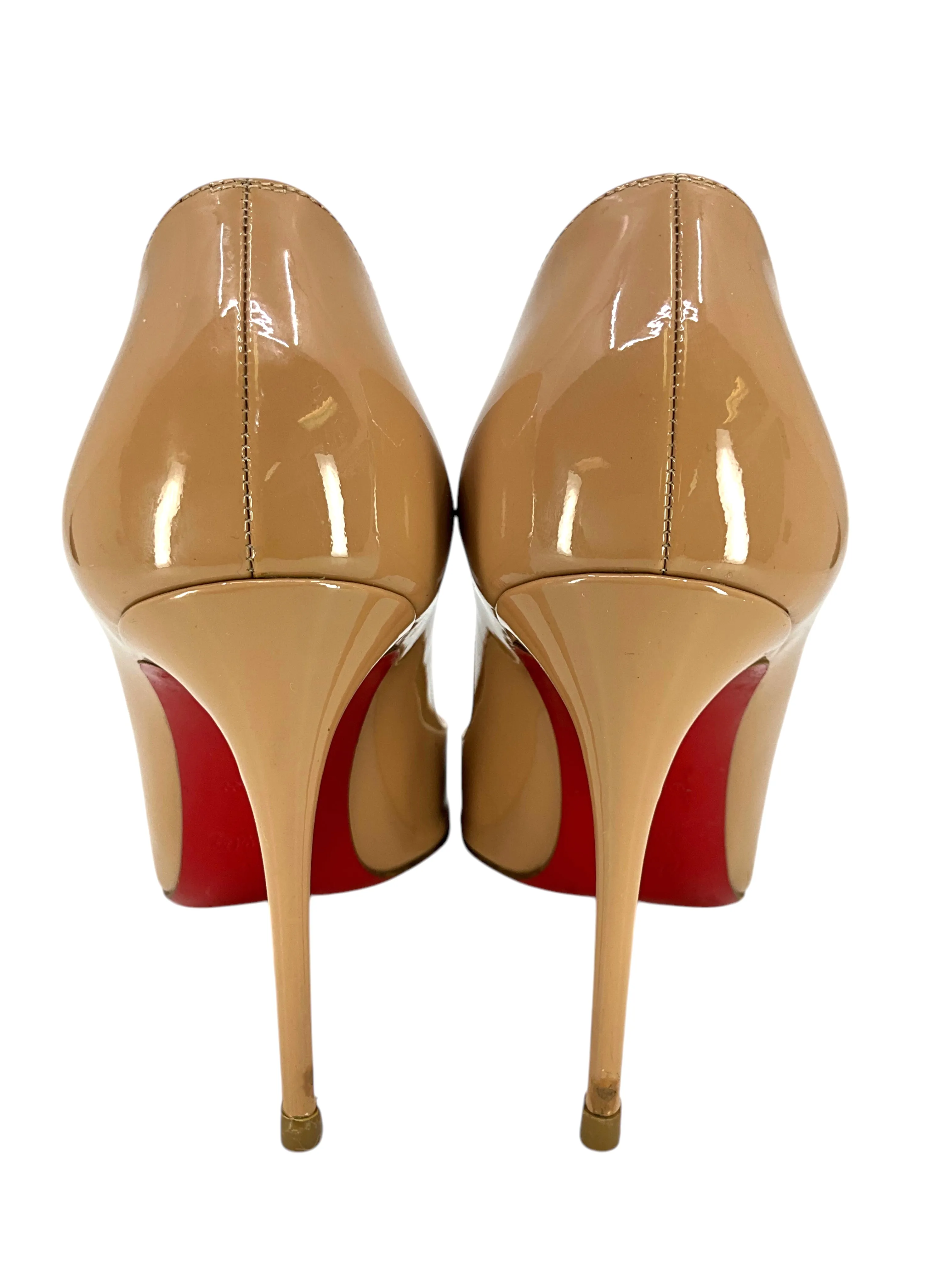 Christian Louboutin Patent Leather Point Toe Pumps Size 5