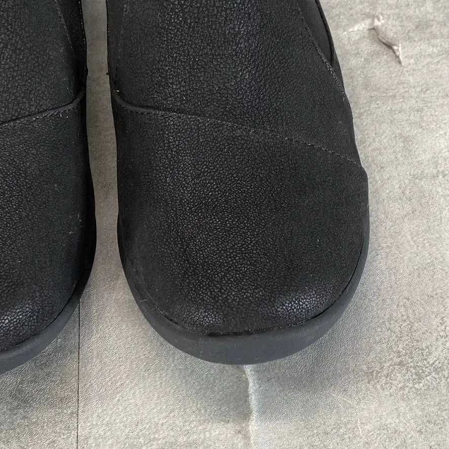 CLARKS Cloudsteppers Women's Wide Black Sillian Paz Slip-On Comfort Shoes SZ6.5W