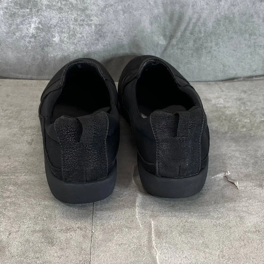 CLARKS Cloudsteppers Women's Wide Black Sillian Paz Slip-On Comfort Shoes SZ6.5W