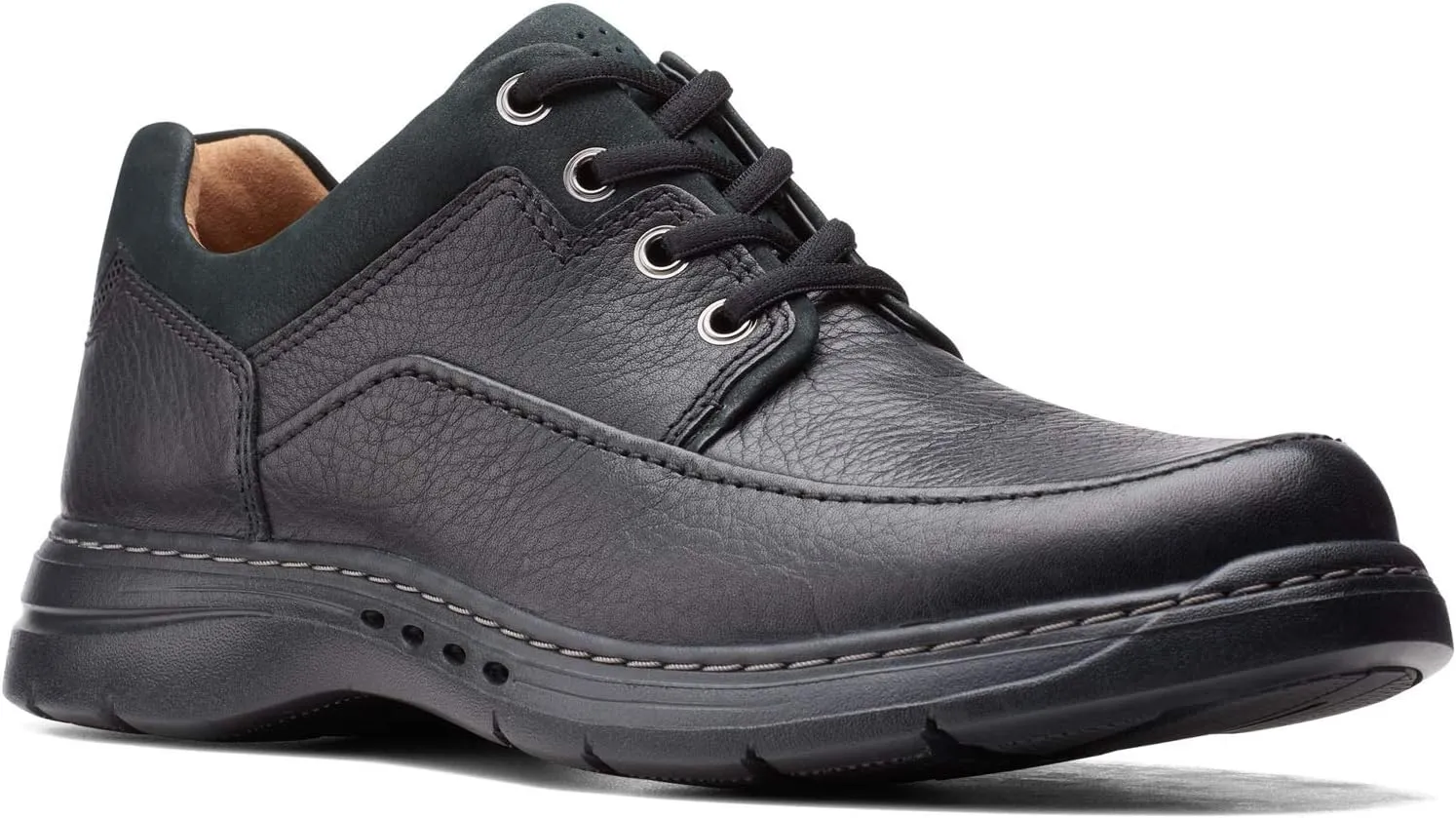 Clarks Un Brawley Lace Leather Shoes