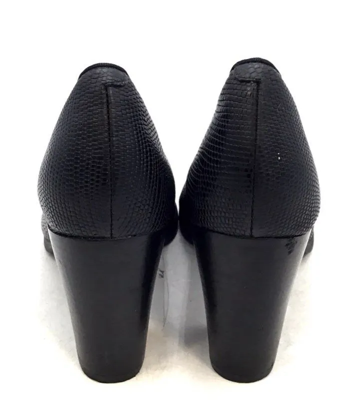 Clarks Women's Black Block Pump Heels - Size 8M