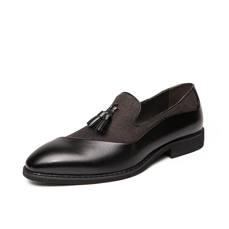Classic Leather Slip-On Oxfords tassel designer shoes