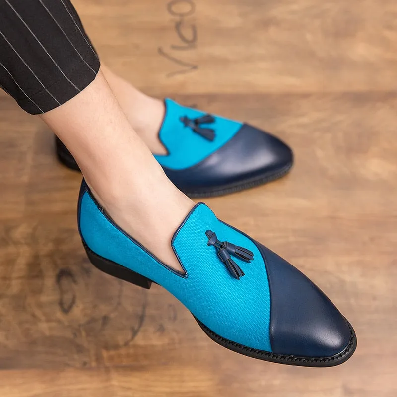Classic Leather Slip-On Oxfords tassel designer shoes