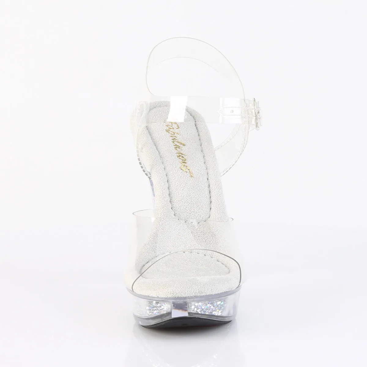 Clear Rhinestone Platform Shoe 5-inch Heel COCKTAIL-508RSI