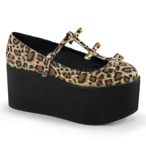 CLICK-08  Leopard Print Canvas
