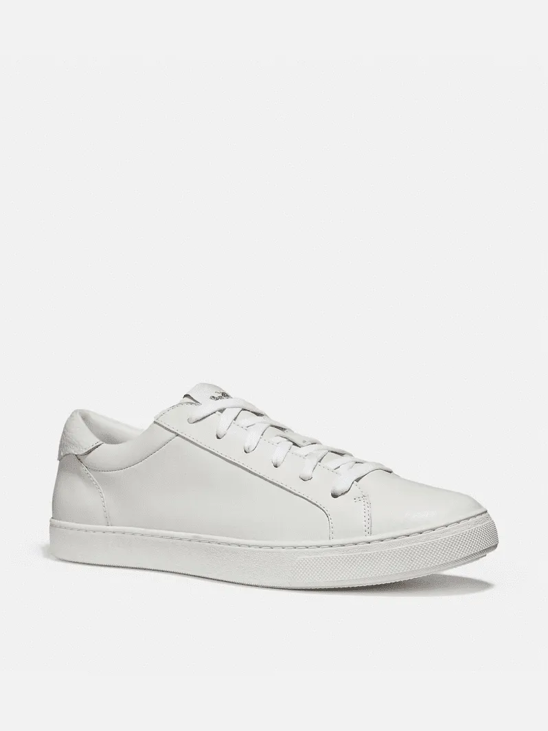 Coach Men's C126 Low Top Leather Sneakers White FG1947