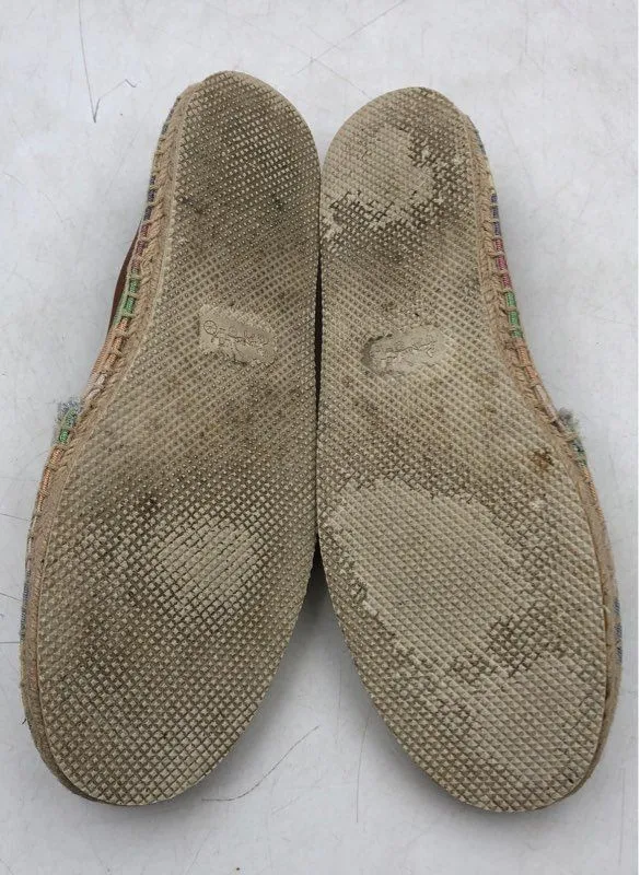 Coach Women's Joanie Q8158 Multicolor Espadrille Flats - Size 7.5B