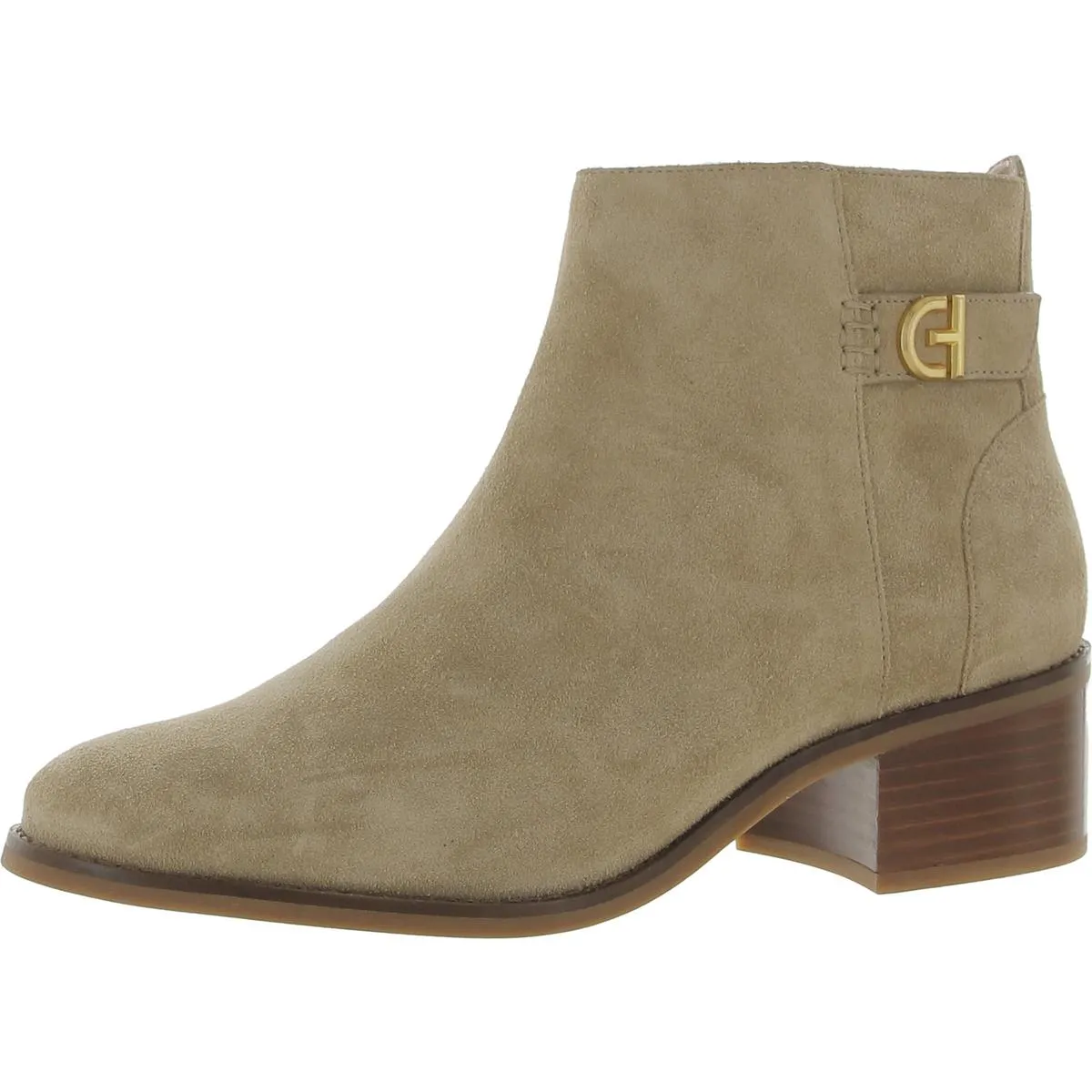 Cole Haan Womens HOLIS BUCKLE BOOTIE Laceless Pull On Ankle Boots