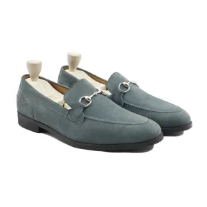 Colorado - Men's Charcoal Grey Kid Suede Loafer