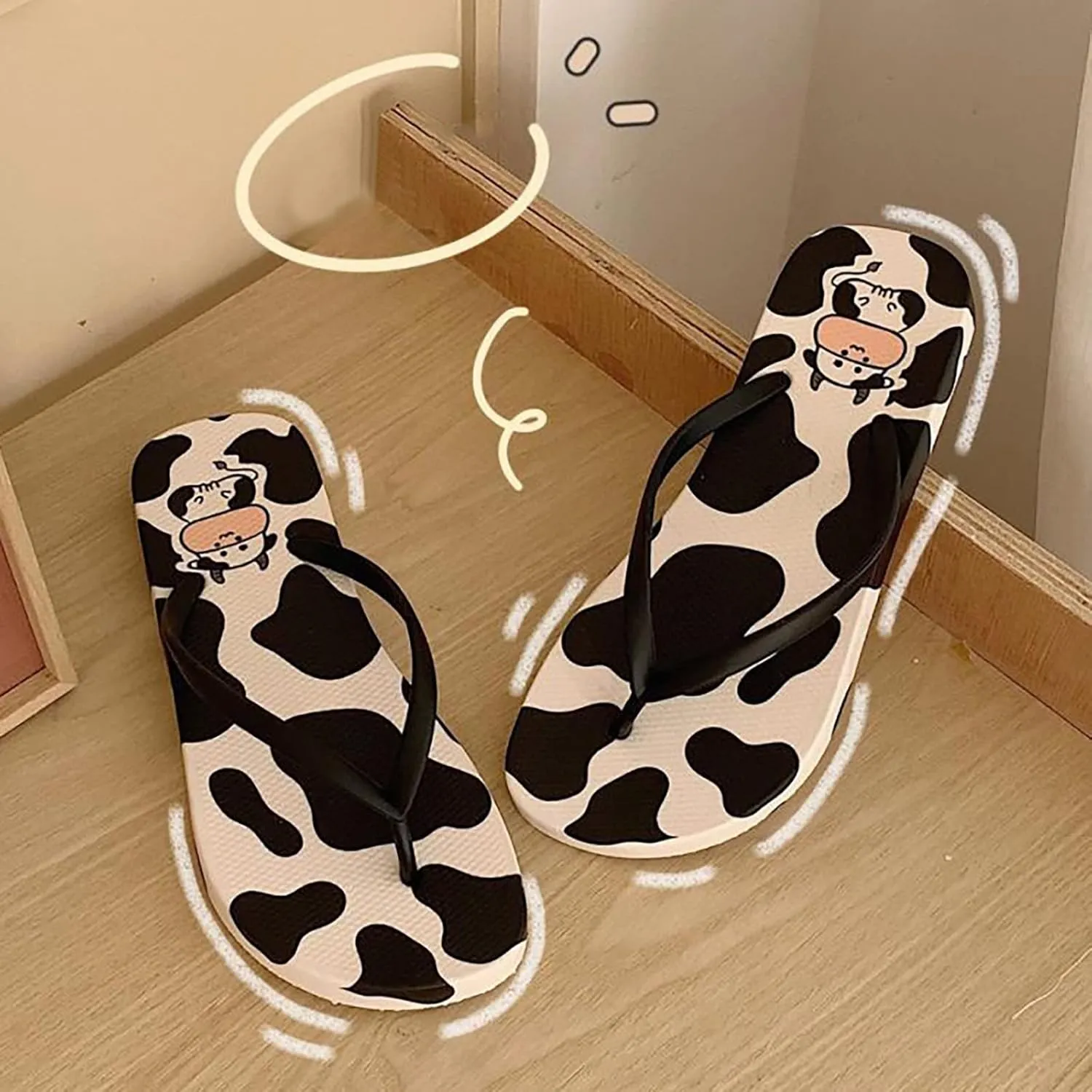 Comfortable Slide Sandals Women's Summer Fashion New Foot Beach Leisure Cute Cartoon Flip Flop