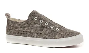 Corkys Shoes - Babalu Brown Tweed Sneaker   SALE 40% OFF  NOW  $22.95
