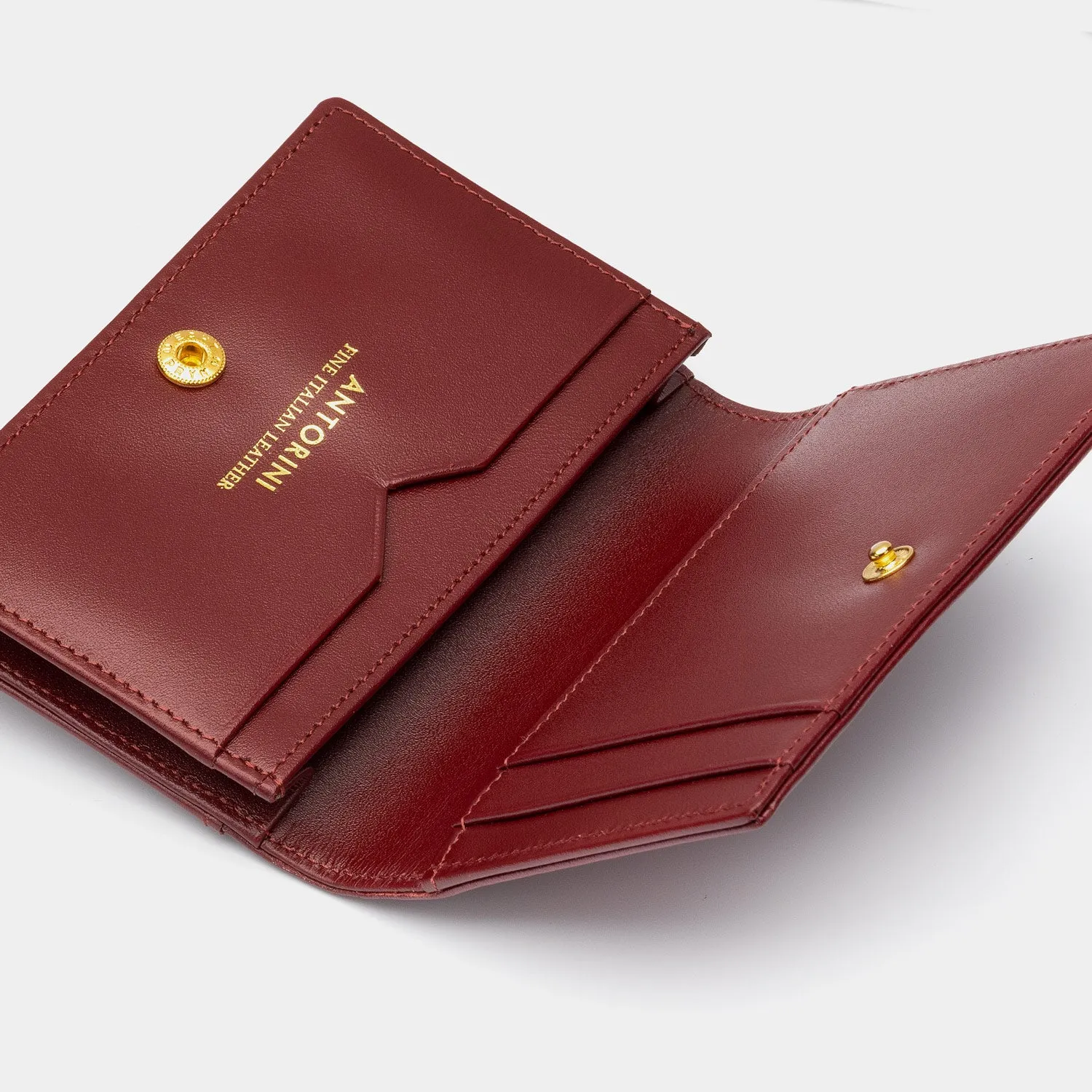 Credit and Business Card Holder in Burgundy