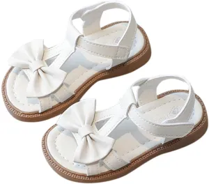 Cute Sandals Summer Open Toe Princess Girl Flats Sparkly Dress Shoes Toddler Little Kid Outdoor Sandal Footwear