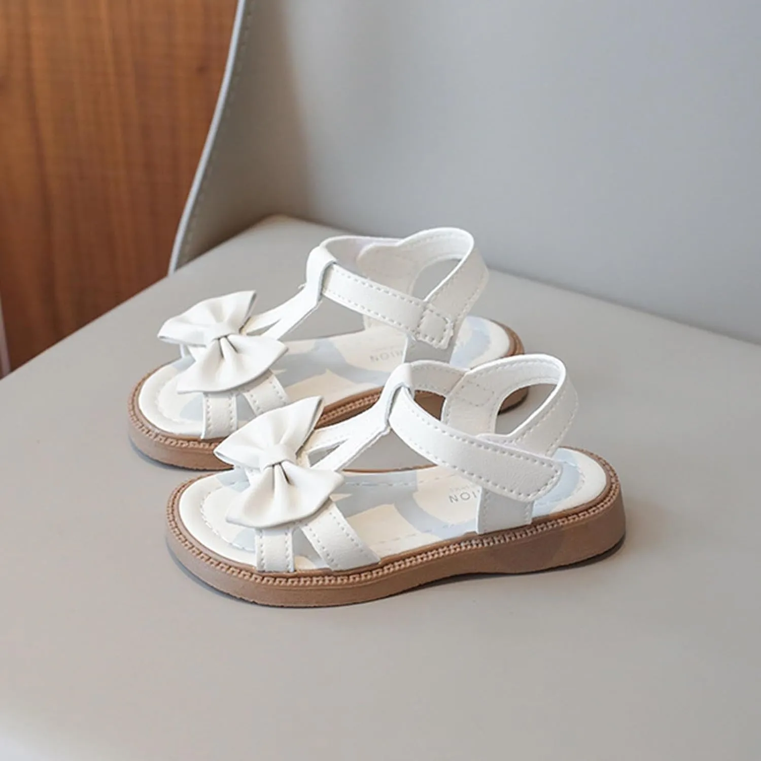 Cute Sandals Summer Open Toe Princess Girl Flats Sparkly Dress Shoes Toddler Little Kid Outdoor Sandal Footwear