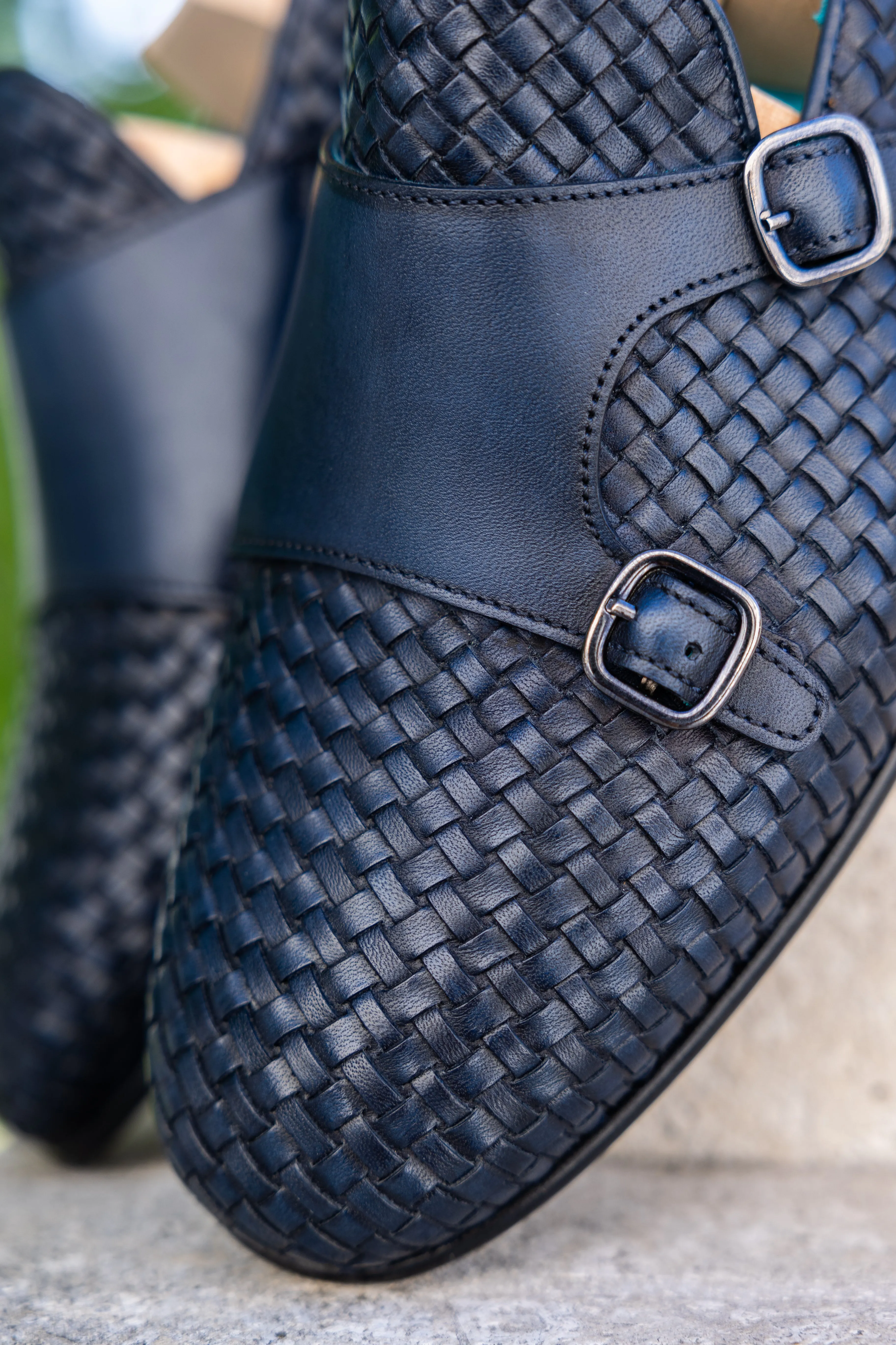 Double Monk Blau