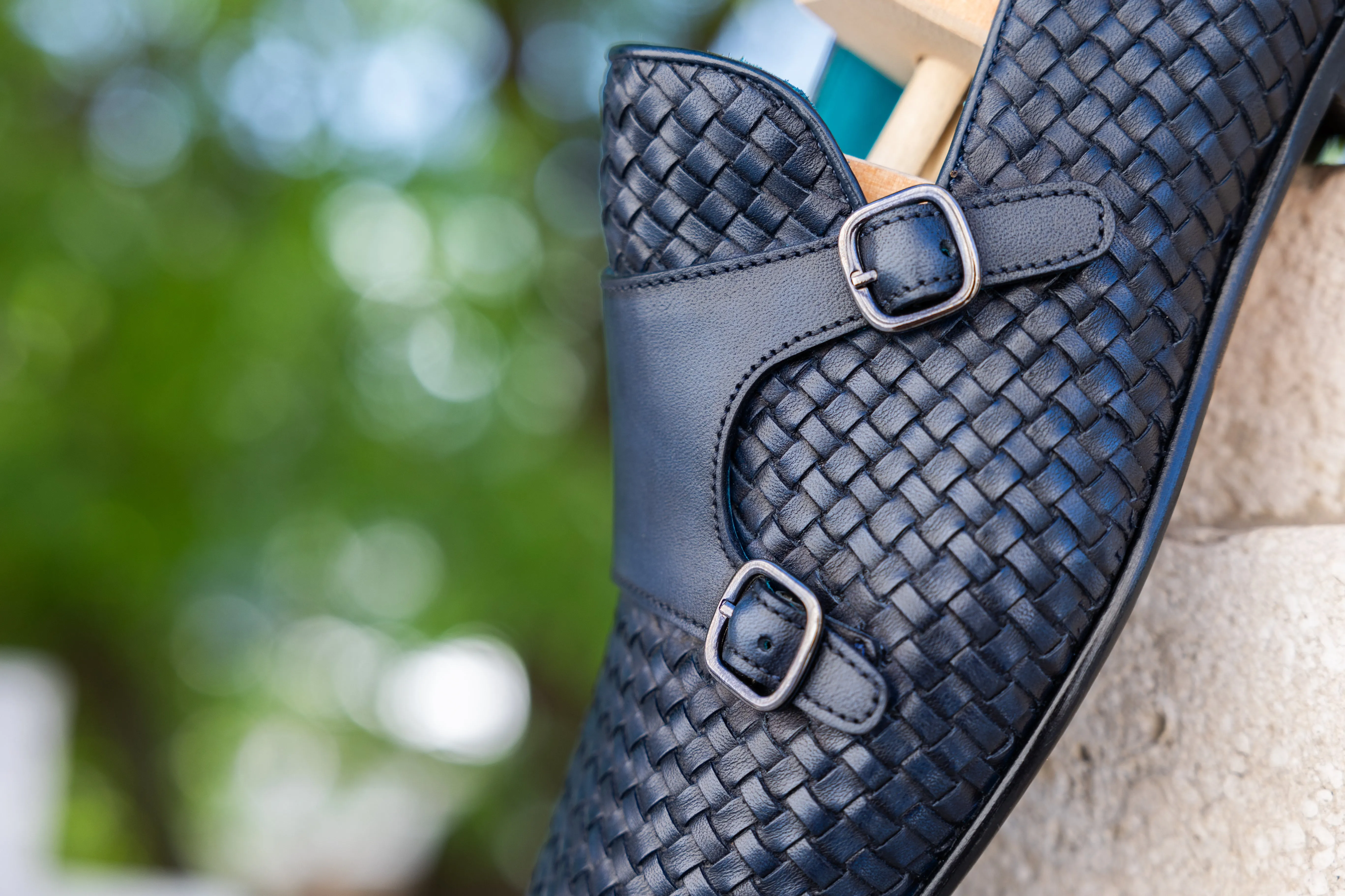 Double Monk Blau