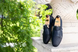 Double Monk Blau