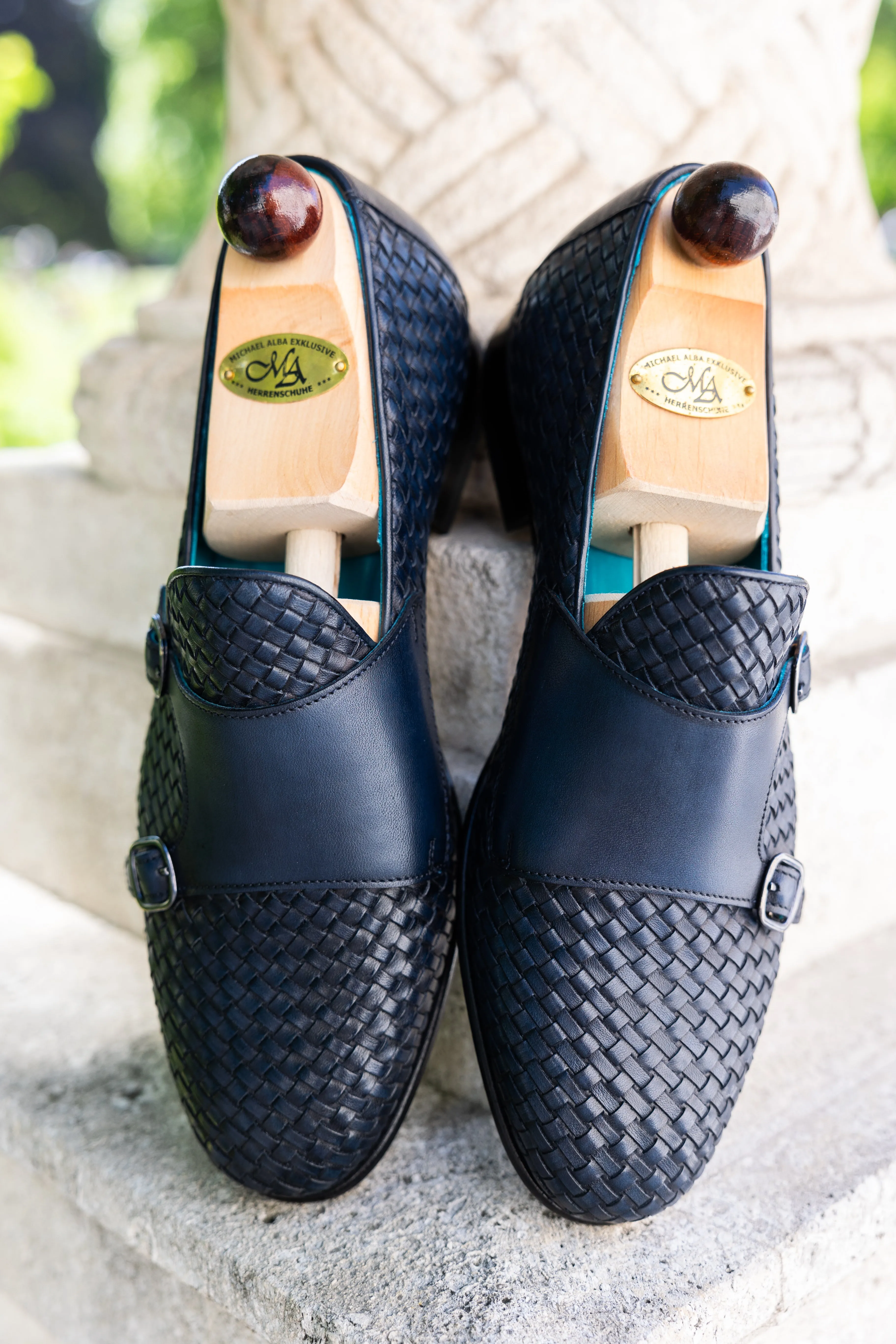 Double Monk Blau